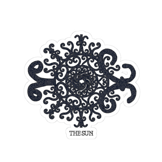 The Sun Celestial Ornamental Kiss-Cut Sticker