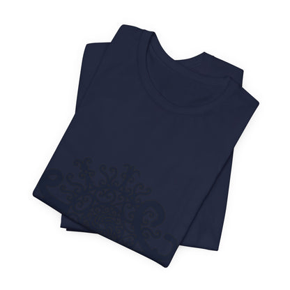 The Sun Mandala T‑Shirt — Intricate Black Sun Design Tee