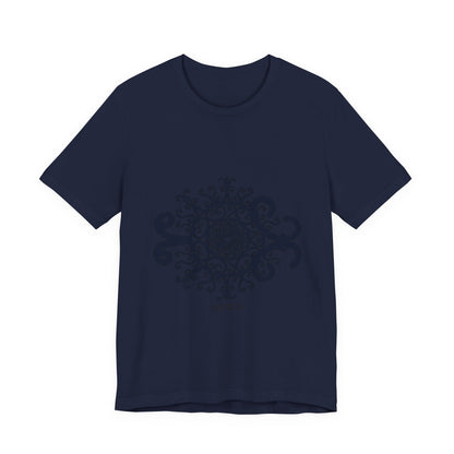 The Sun Mandala T‑Shirt — Intricate Black Sun Design Tee
