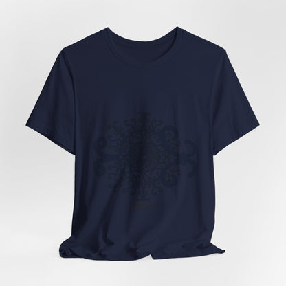 The Sun Mandala T‑Shirt — Intricate Black Sun Design Tee
