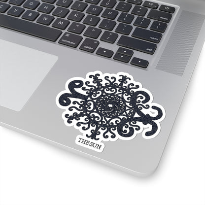 The Sun Celestial Ornamental Kiss-Cut Sticker