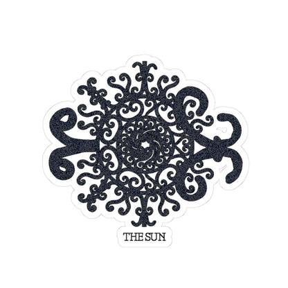 The Sun Celestial Ornamental Kiss-Cut Sticker