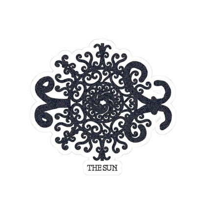 The Sun Celestial Ornamental Kiss-Cut Sticker