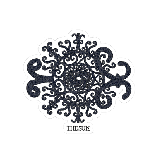 The Sun Celestial Ornamental Kiss-Cut Sticker