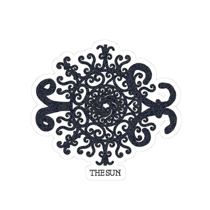 The Sun Celestial Ornamental Kiss-Cut Sticker