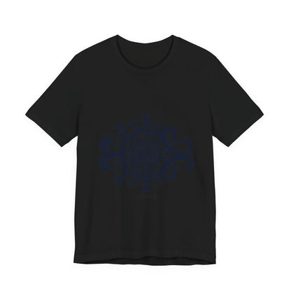 The Sun Mandala T‑Shirt — Intricate Black Sun Design Tee