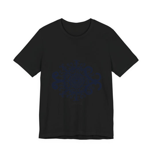 The Sun Mandala T‑Shirt — Intricate Black Sun Design Tee