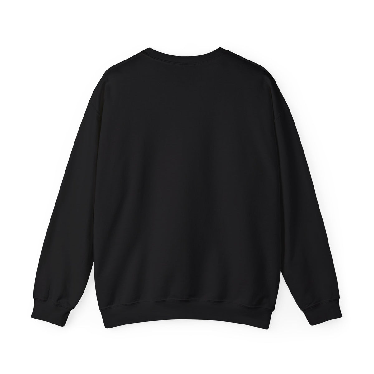 Mandala Crewneck Sweatshirt — Ornate Black Floral Mandala "Therin" Design
